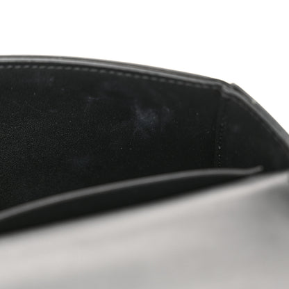 Celine Shiny Calfskin Triomphe Chain Shoulder Bag Black 11 of 12