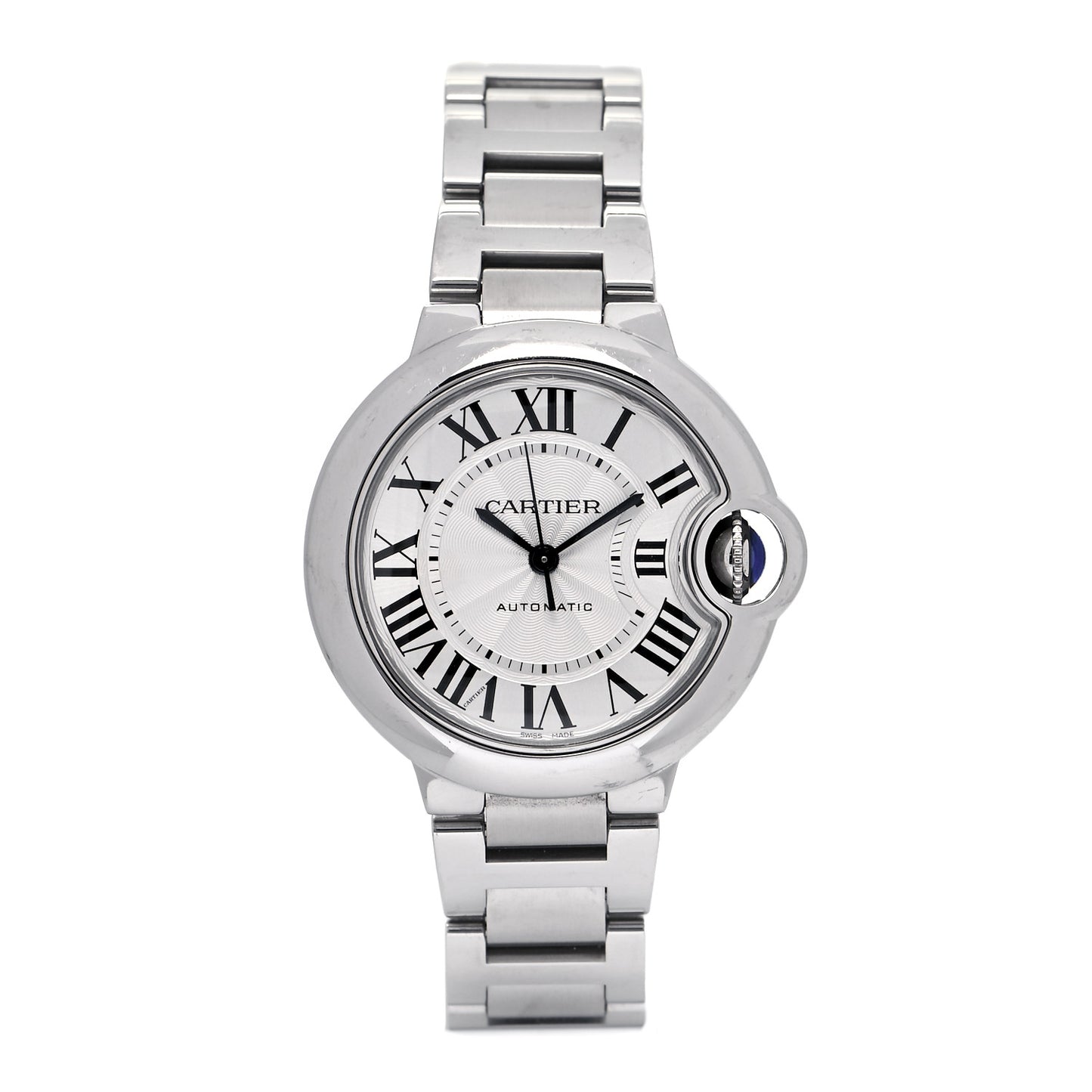 Stainless Steel 33mm Ballon Bleu De Cartier Automatic Watch