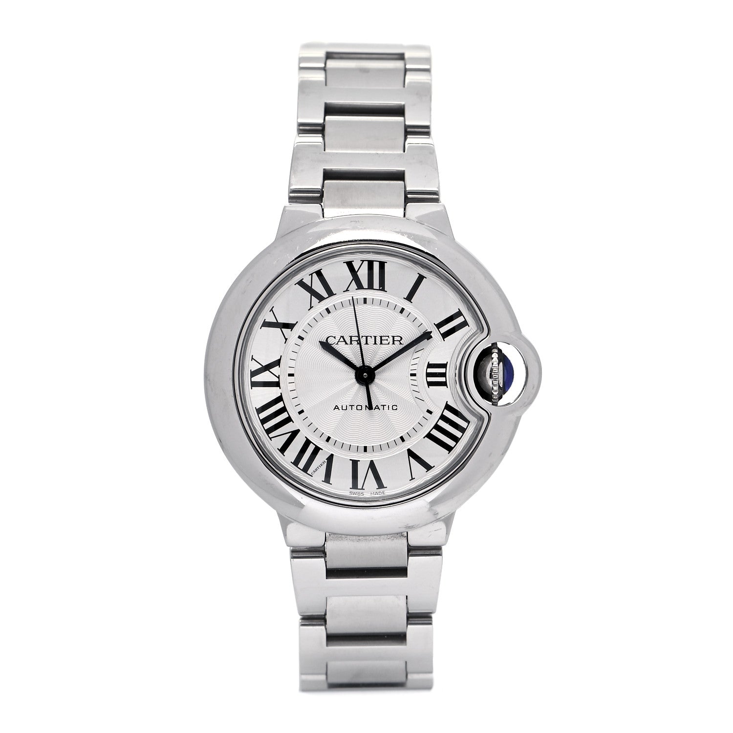 Cartier Stainless Steel 33mm Ballon Bleu De Cartier Automatic Watch 1 of 5