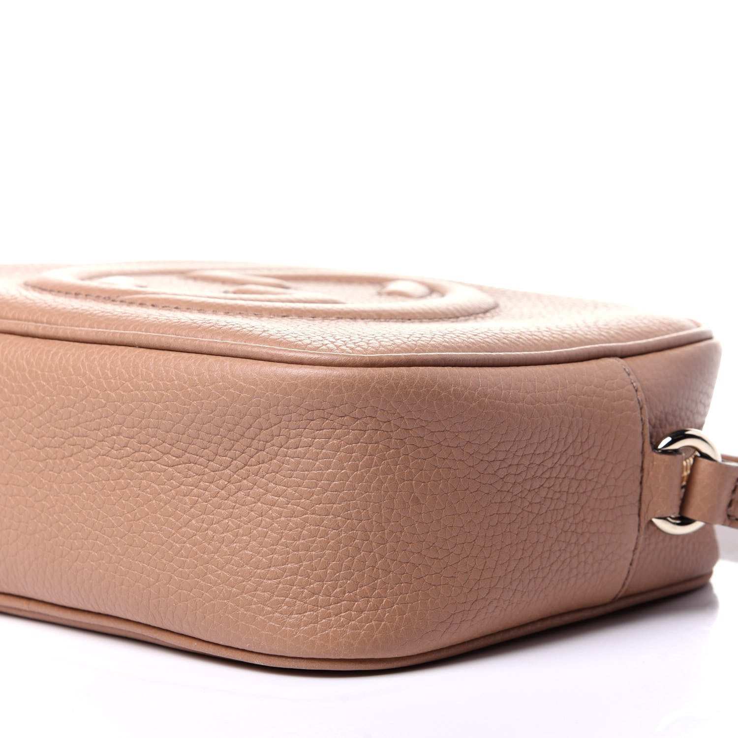 Gucci Pebbled Calfskin Small Soho Disco Bag Camelia 8 of 11