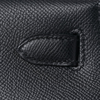 Hermes Epsom Kelly Sellier 28 Black 9 of 37