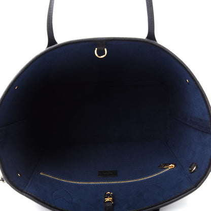 Louis Vuitton Empreinte Monogram Giant Neverfull MM Black 5 of 8