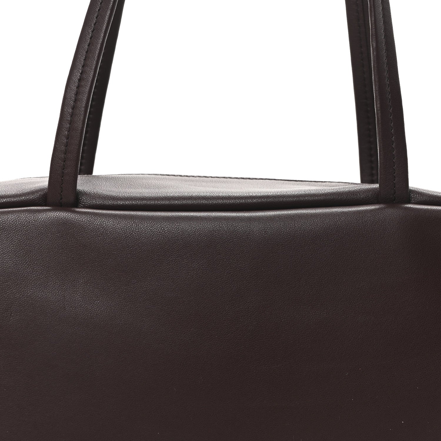 The Row Nappa Astra Bowling Bag Burgundy Ans 7 of 9