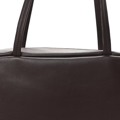 The Row Nappa Astra Bowling Bag Burgundy Ans 7 of 9