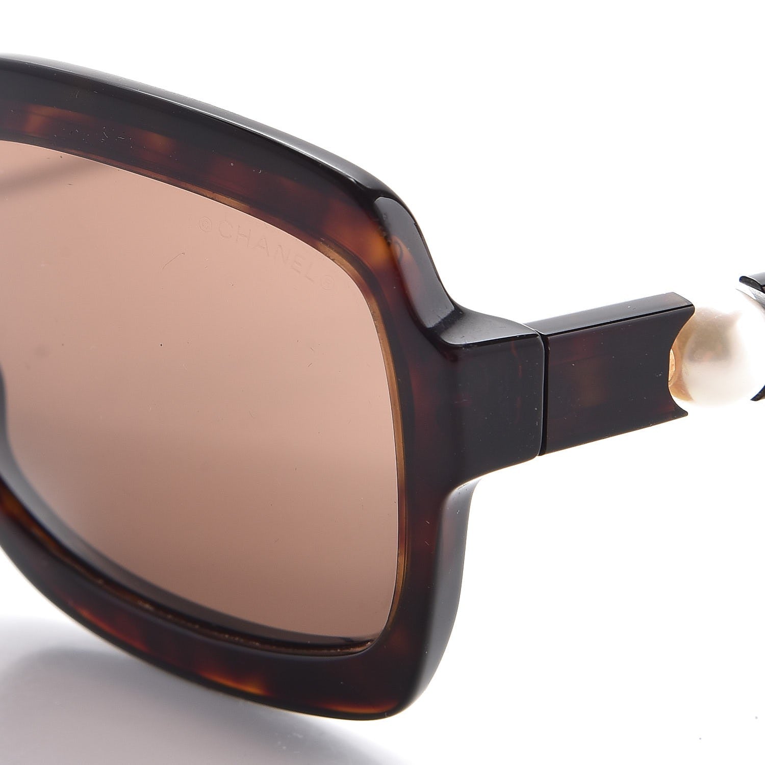 Chanel Tortoise Shell Pearl Sunglasses 5132-H 8 of 9
