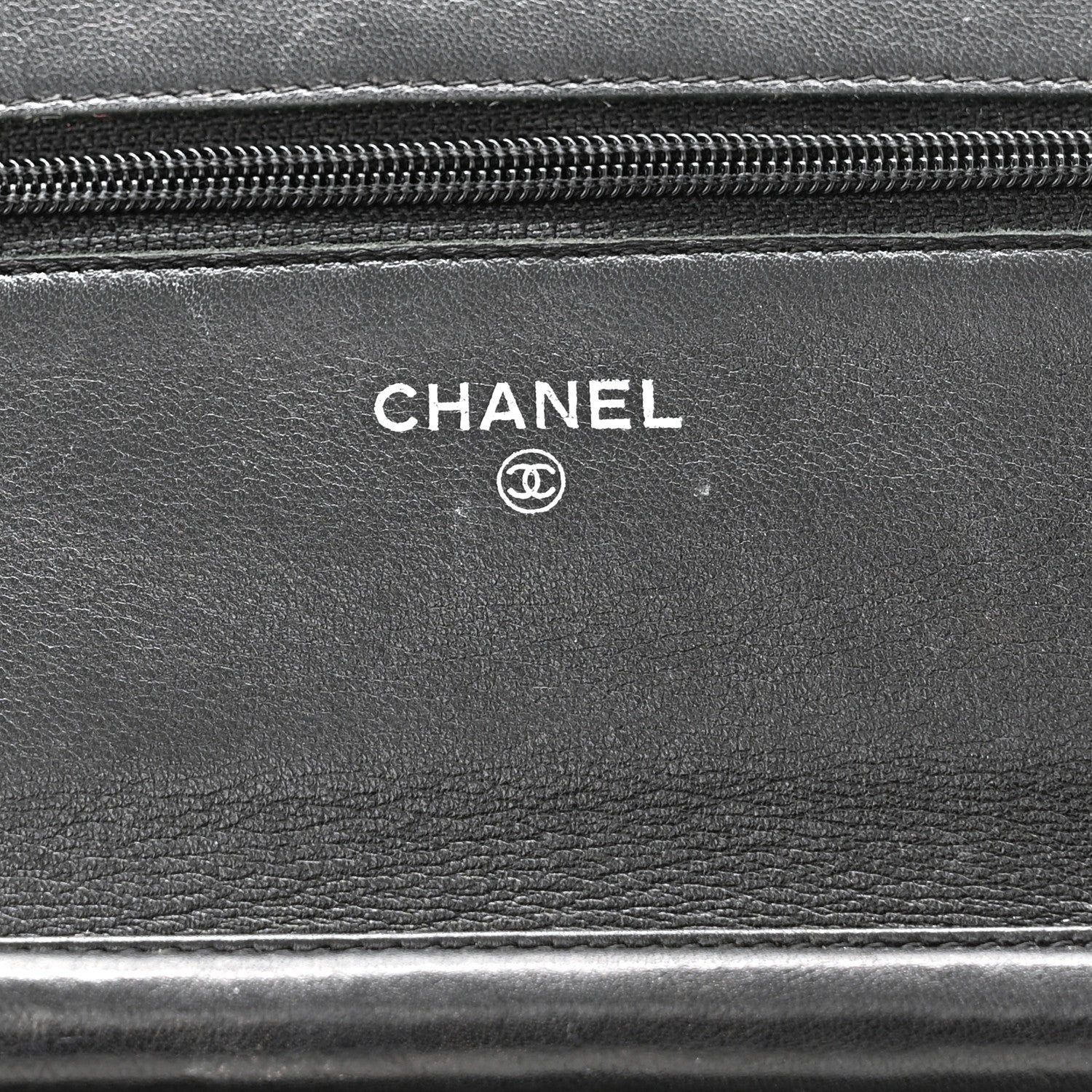 Chanel Caviar Timeless CC Wallet On Chain WOC Black 6 of 14
