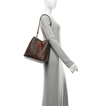 Louis Vuitton Monogram Neonoe MM Coquelicot 2 of 11