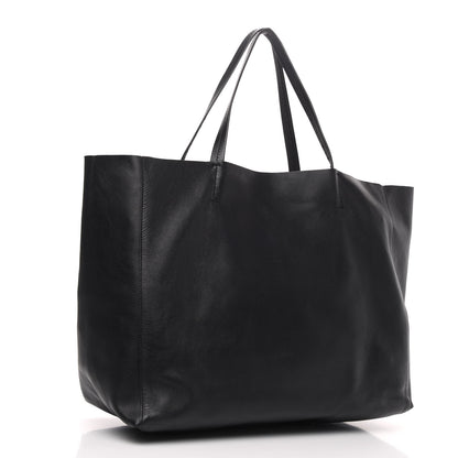 Celine Lambskin Horizontal Cabas Black 3 of 12