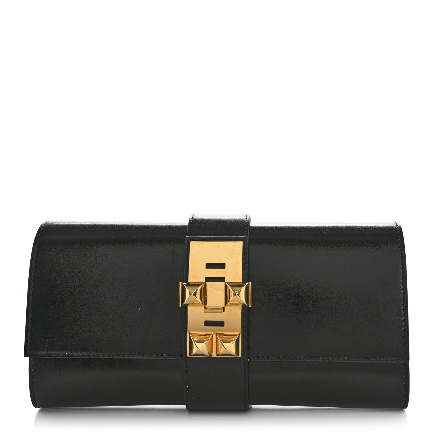 Hermes Box Medor 23 Clutch Black 1 of 9