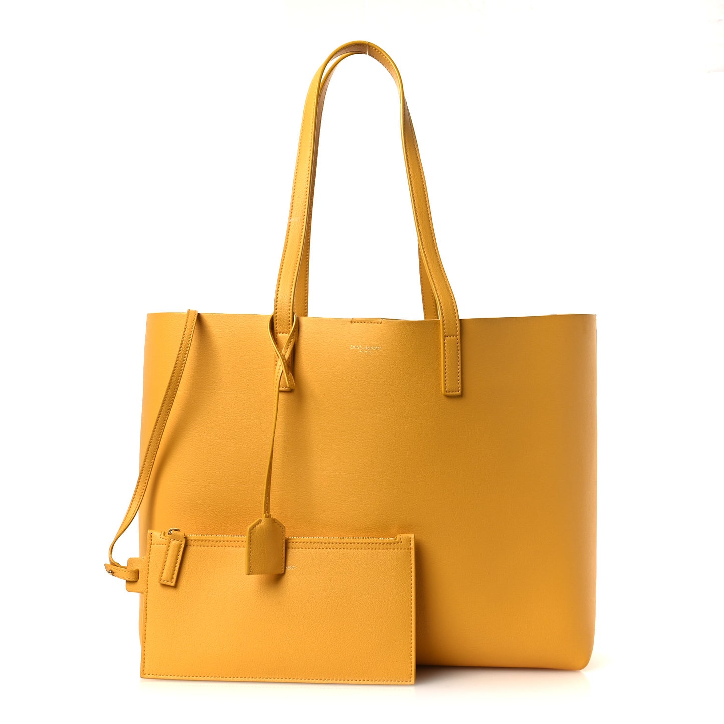 Calfskin Large Shopping Tote Wheat