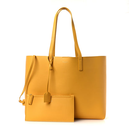 Saint Laurent Calfskin Large Shopping Tote Wheat 3 of 14