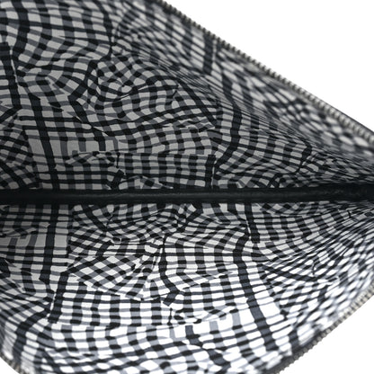MCM Grained Calfskin Visetos Medium Liz Reversible Shopper Tote Black 10 of 19
