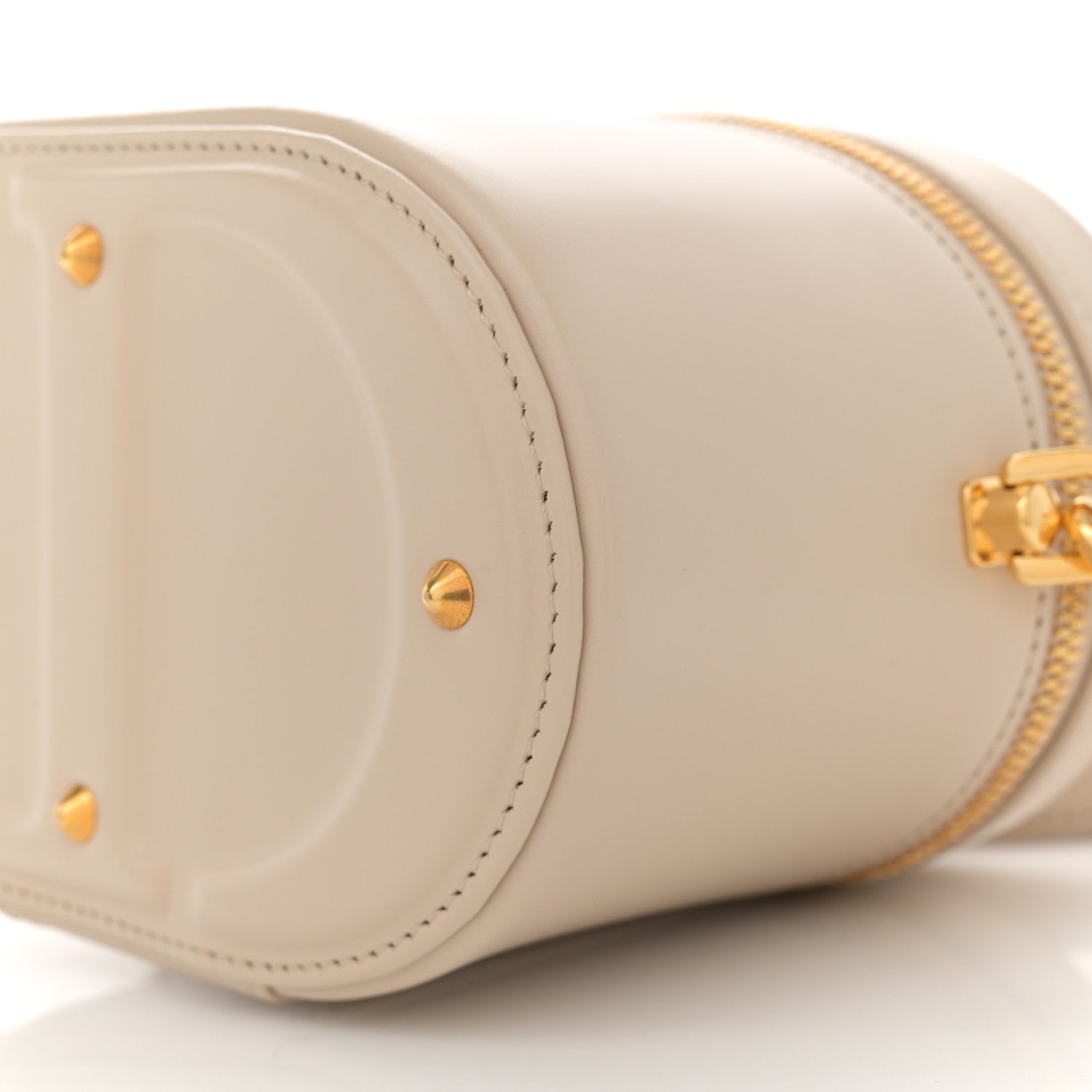 Christian Dior Calfskin CD Signature Vanity Caramel Beige 10 of 12