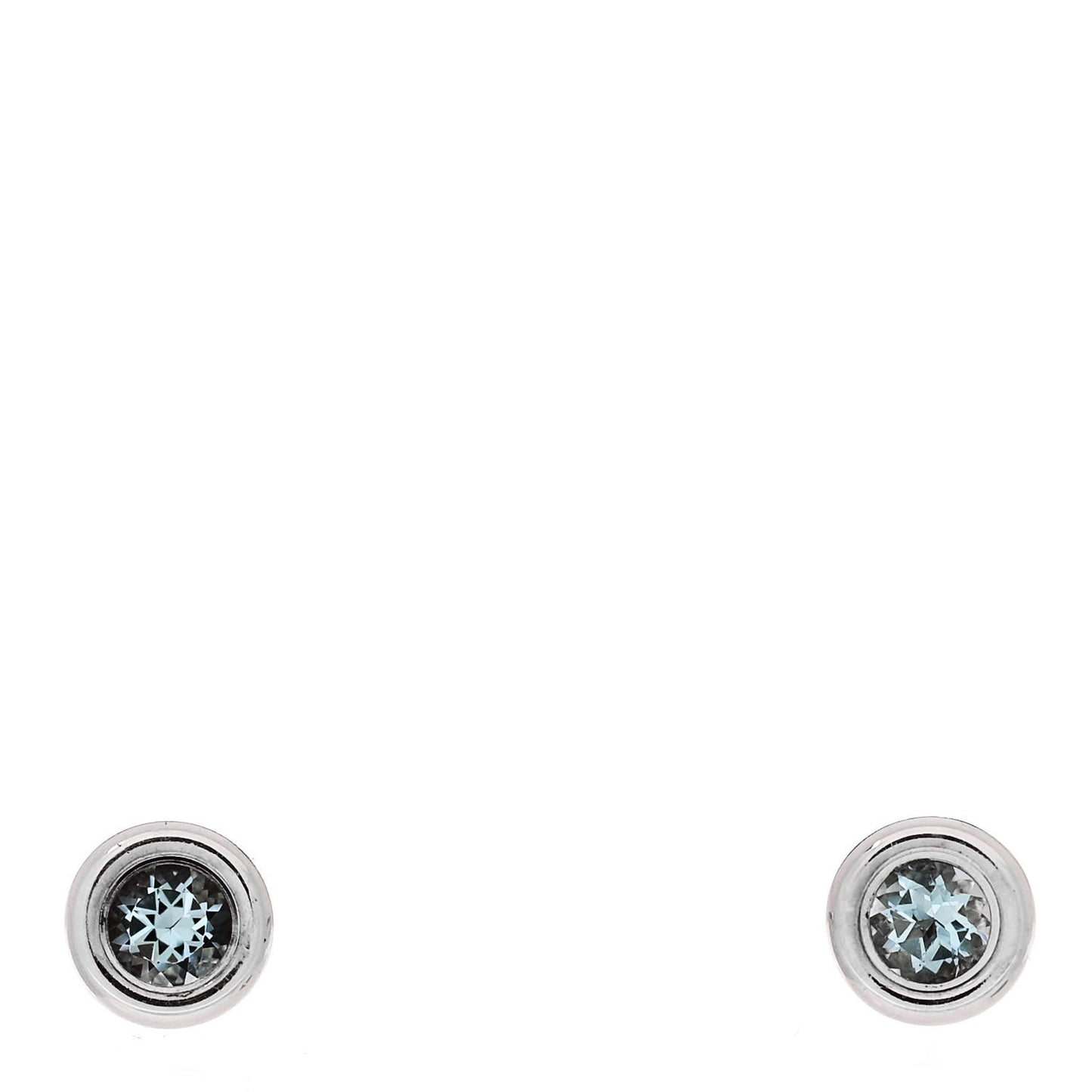 Sterling Silver Aquamarine Color By The Yard Earrings