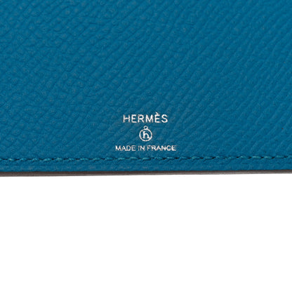 Hermes Epsom Chevre Mysore Calfskin Matte Alligator Histoire Naturelle Petit H Card Holder Multicolor 6 of 7