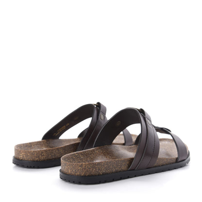 Saint Laurent Lambskin Maine Liscio Jimmy Ring Sandal 45 Moro 4 of 7