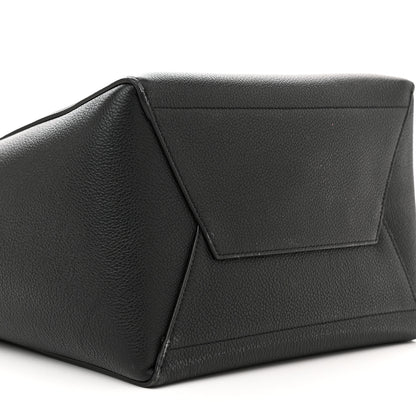 Celine Soft Grained Calfskin Sangle Bucket Bag Black 8 of 9