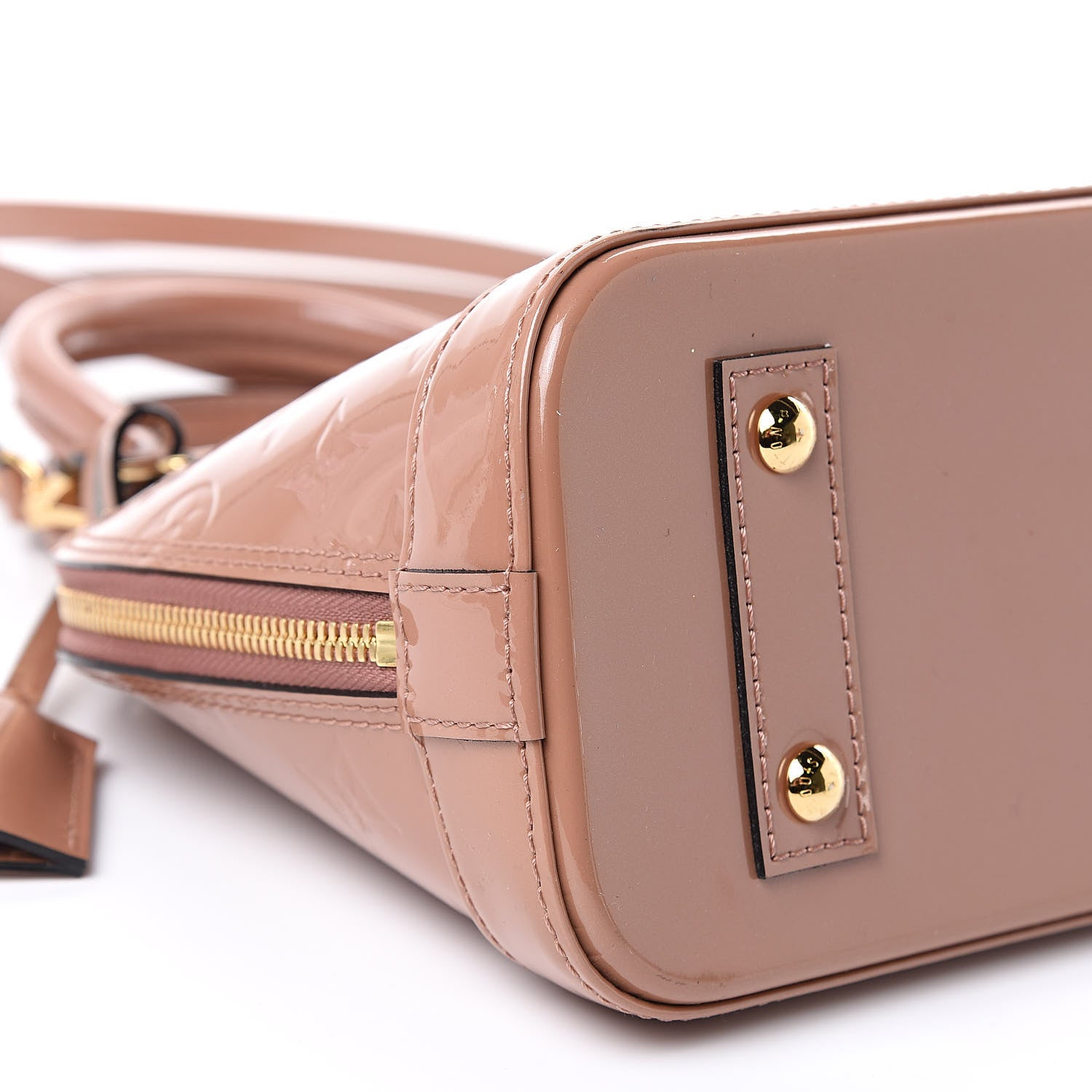 Louis Vuitton Vernis Alma BB Rose Velours 7 of 11