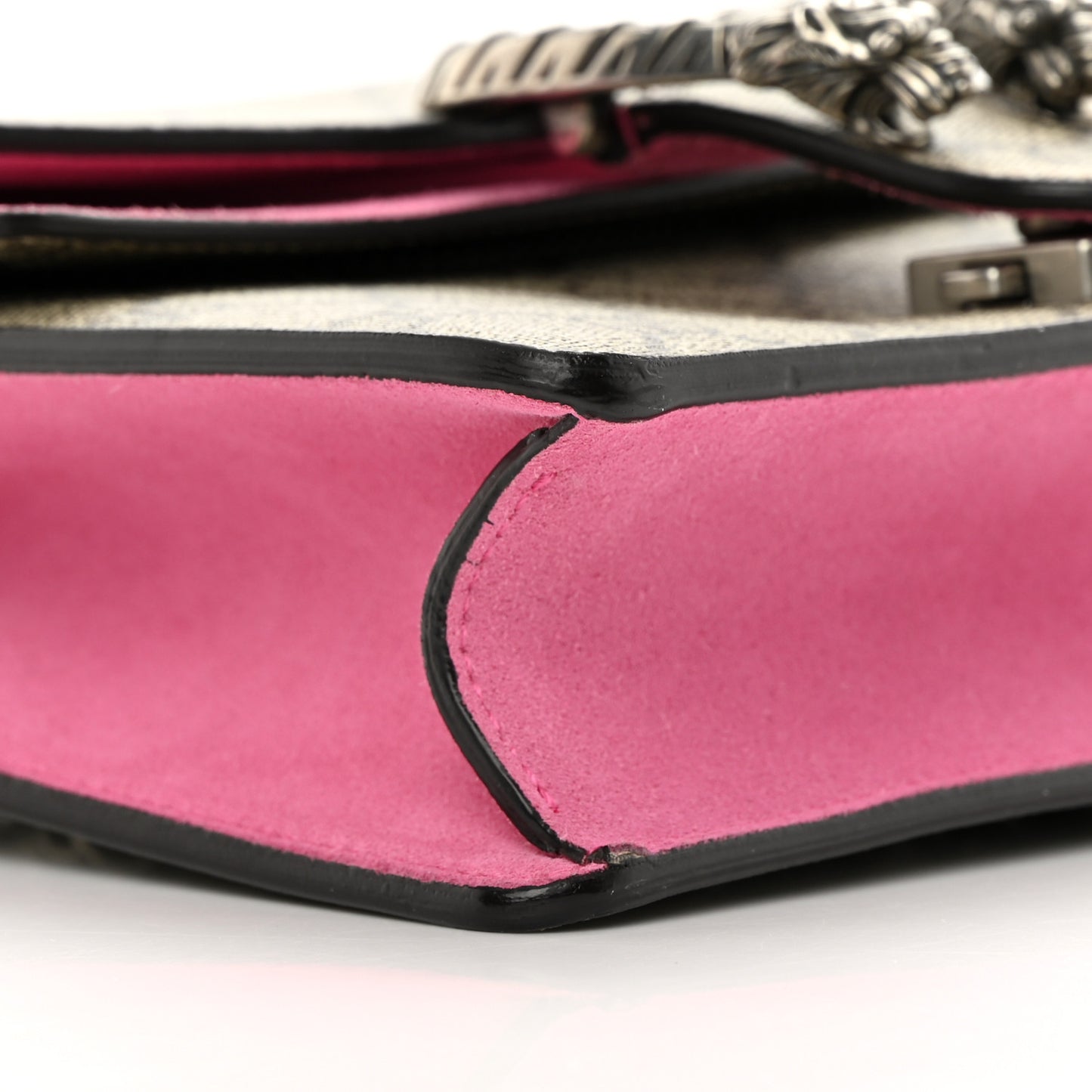 GG Supreme Monogram Mini Dionysus Shoulder Bag Pink