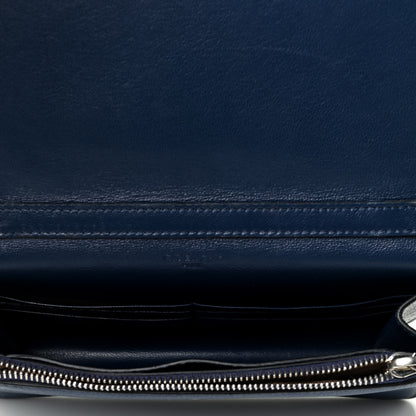 Givenchy Sugar Goatskin Pandora Chain Wallet Navy 4 of 4