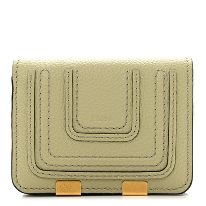 Chloe Grained Calfskin Marcie Compact Wallet Faded Green 1 of 7