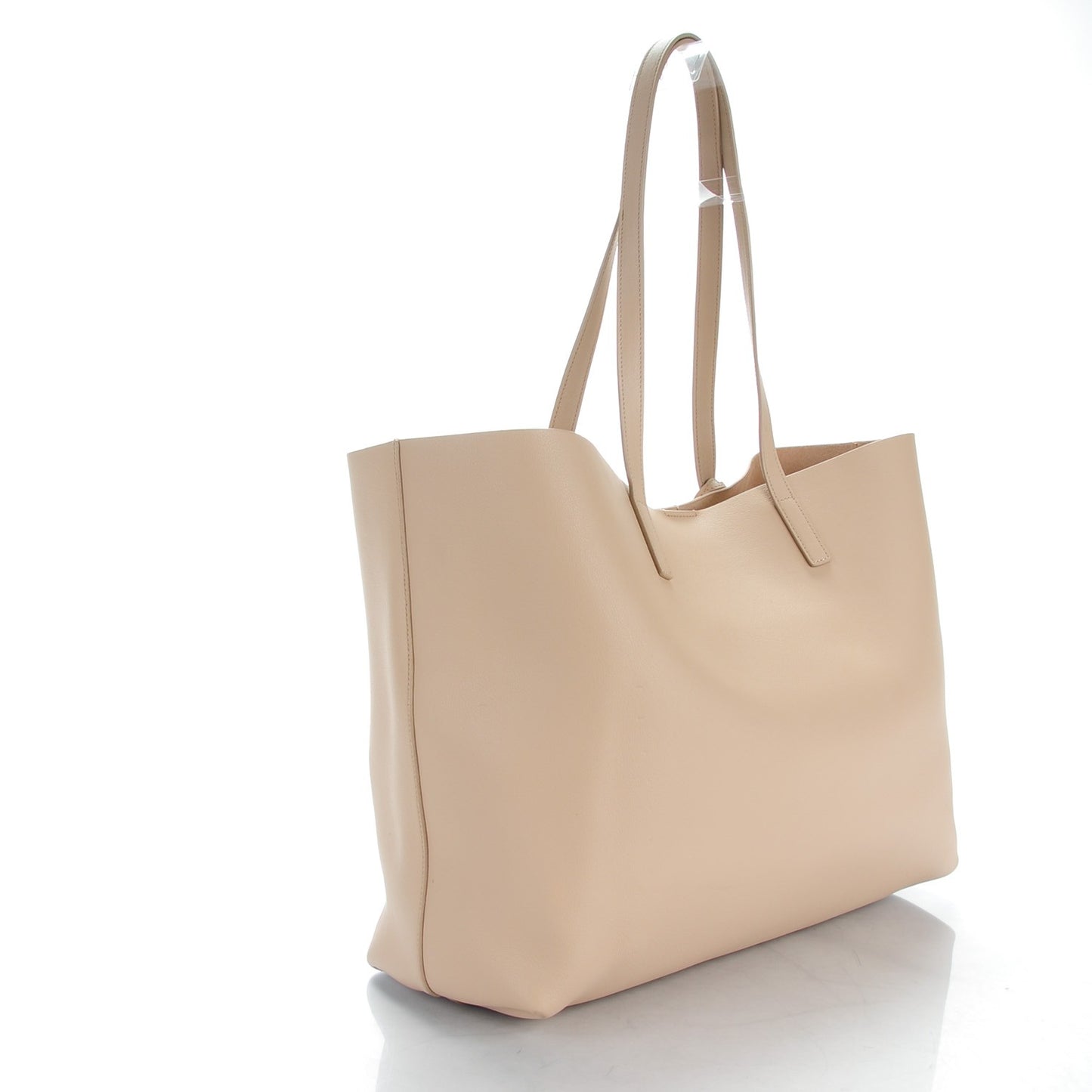 Calfskin Large Shopping Tote Pale Blush
