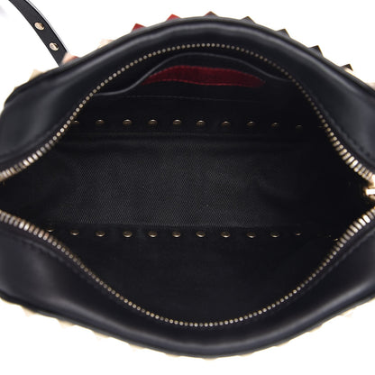 Valentino Garavani Calfskin Rockstud Camera Crossbody Bag Black 5 of 8