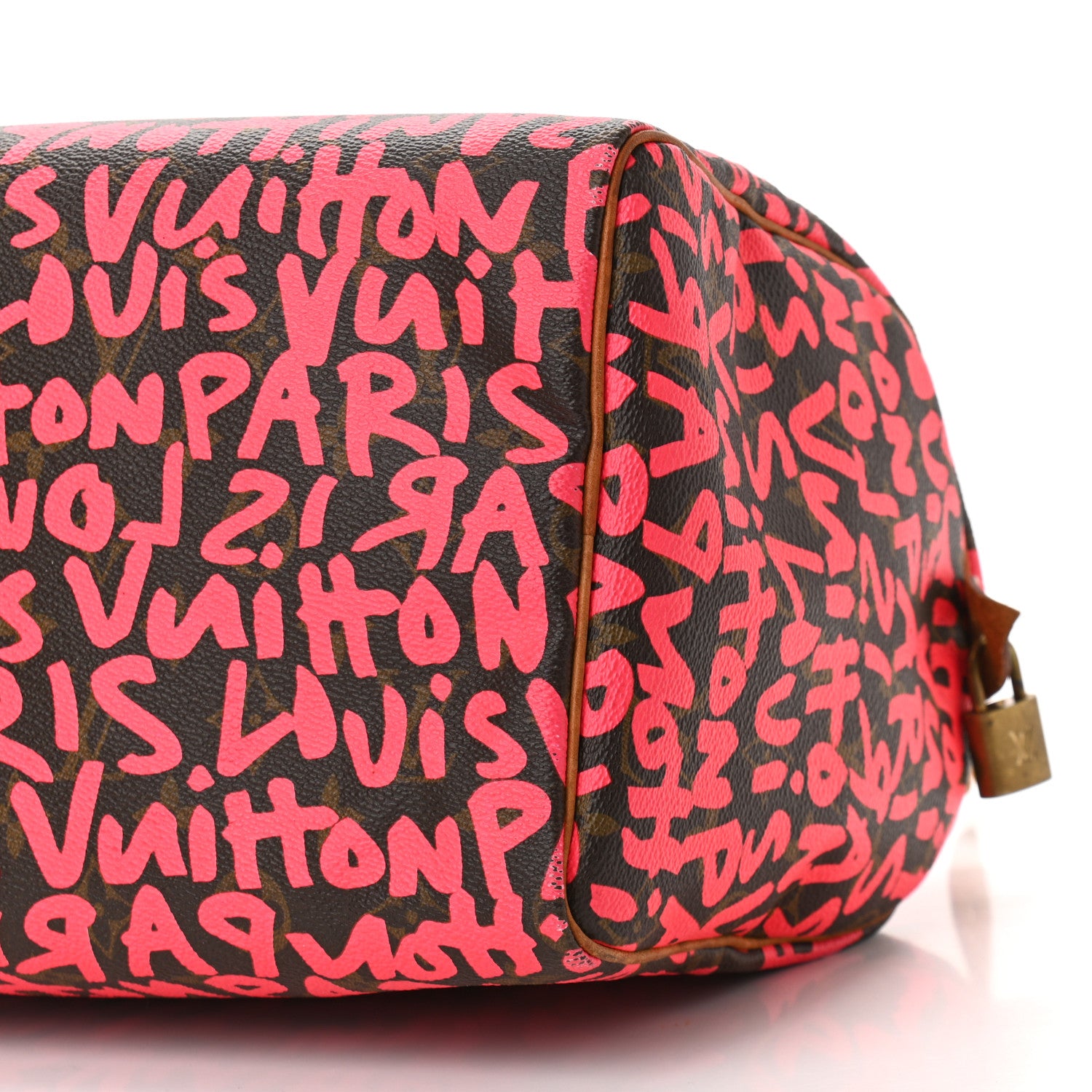 Louis Vuitton Monogram Graffiti Speedy 30 Fuchsia 14 of 14