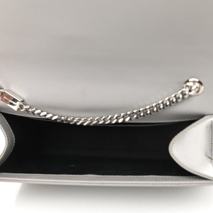 Saint Laurent Grain De Poudre Medium Classic Monogram Kate Satchel Souris 5 of 9