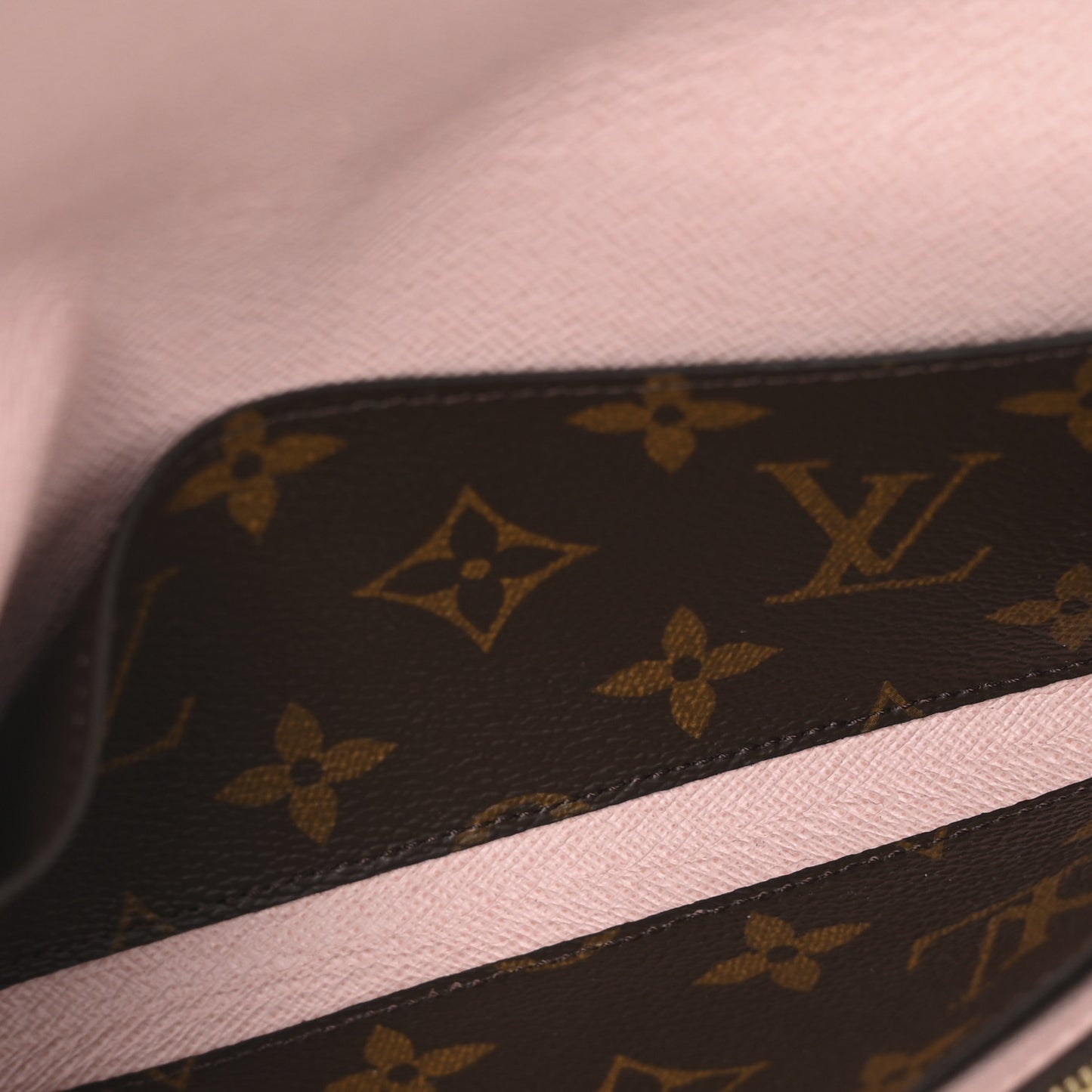 Monogram Emilie Wallet Rose Ballerine