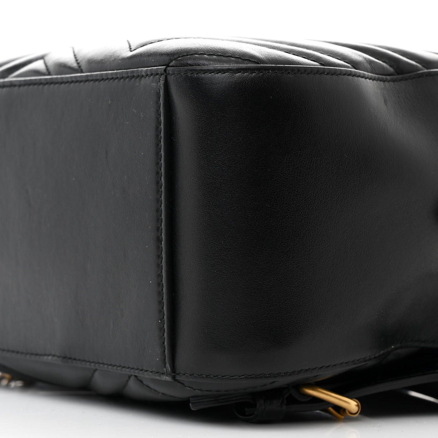 Calfskin Matelasse GG Marmont Dome Backpack Black