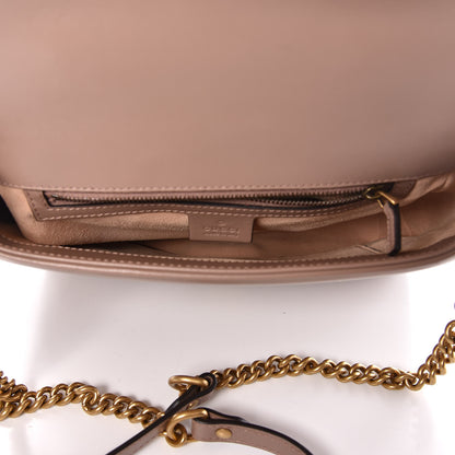 Gucci Calfskin Matelasse Small GG Marmont Top Handle Shoulder Bag Porcelain Rose 5 of 11
