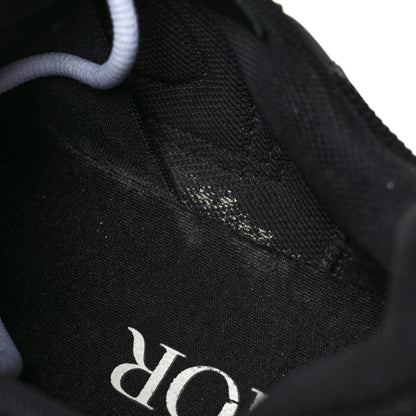 Christian Dior Technical Mesh Calfskin Mens B30 Sneakers 42 Black White 11 of 11