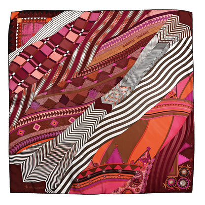 Hermes Silk Coupons Indiens Scarf 90 1 of 4