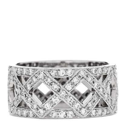 Tiffany Platinum Diamond Legacy Celebration Braided Band Ring 50 5.25 1 of 4