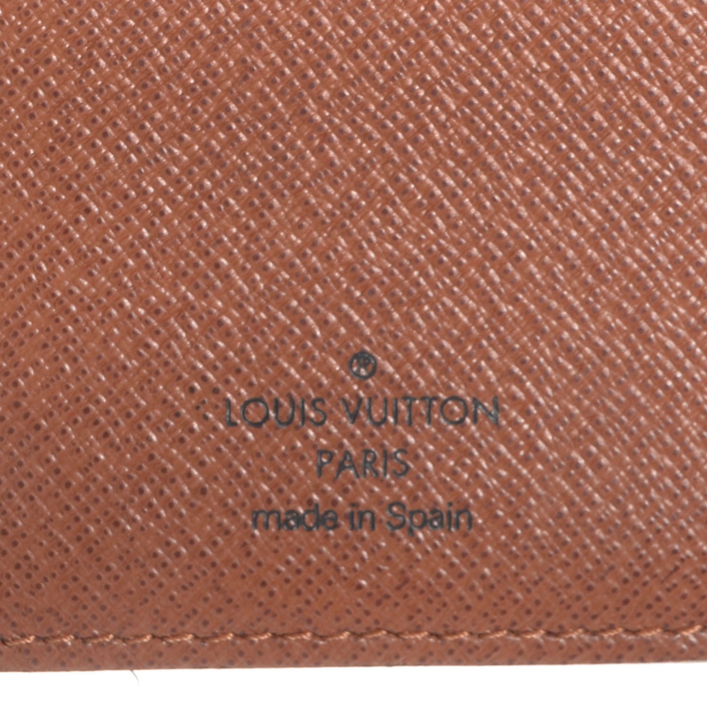 Monogram Pocket Agenda Cover