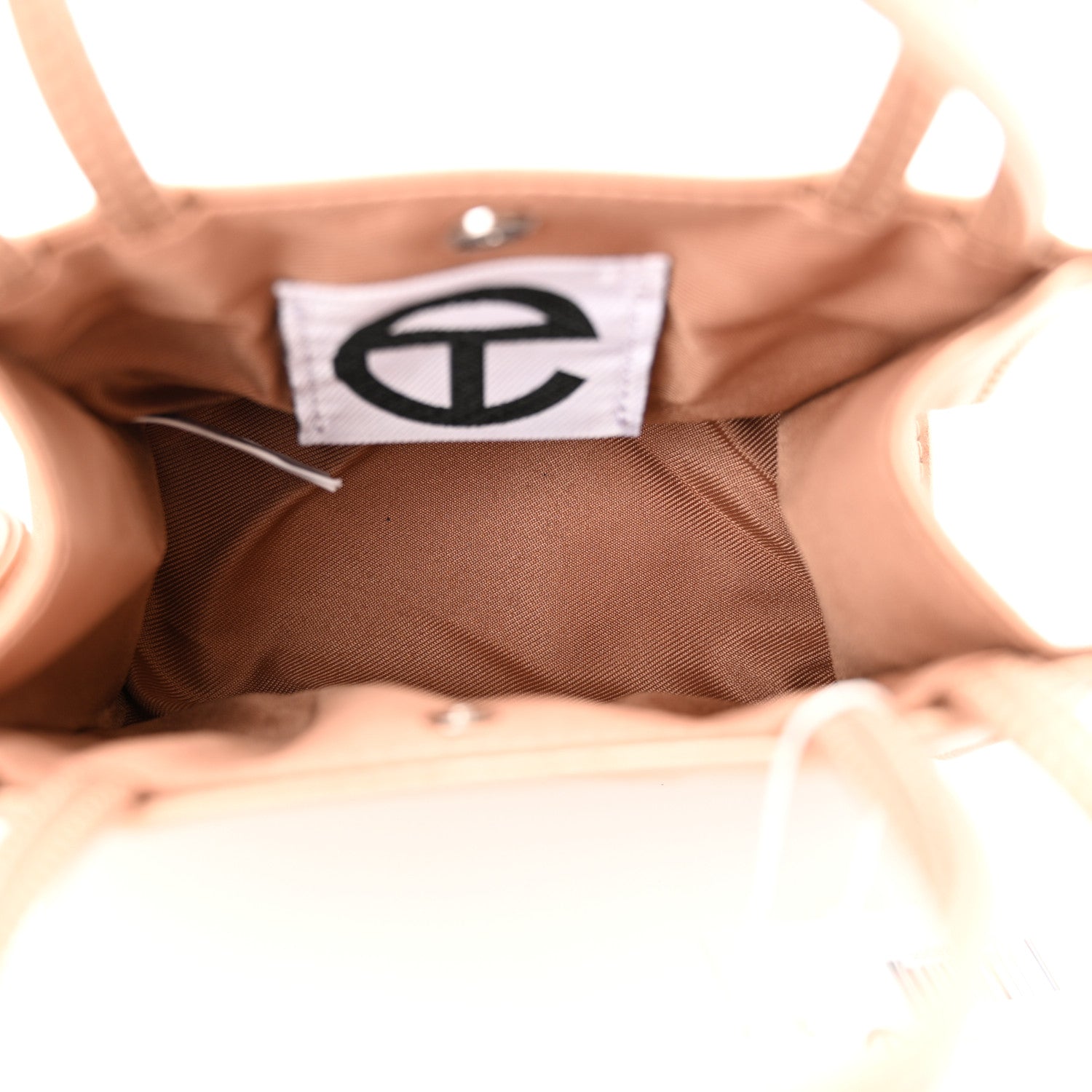 Telfar Metallic Vegan Leather Small Shopping Bag Copper 5 of 10