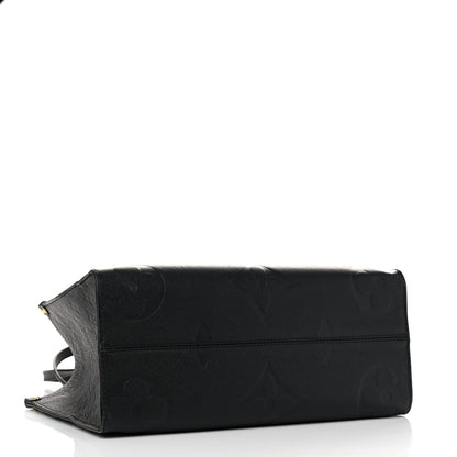Louis Vuitton Empreinte Monogram Giant OnTheGo MM Black 4 of 12