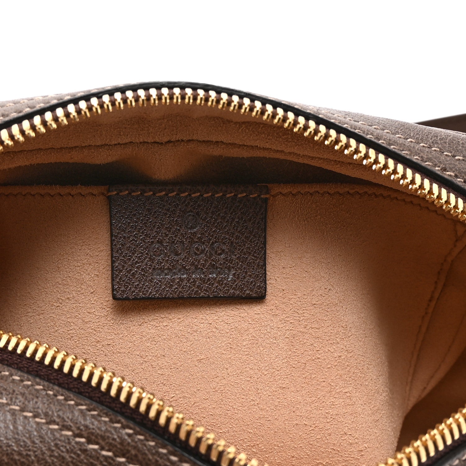 Gucci GG Supreme Monogram Web Small Ophidia Belt Bag 85 34 Dark Brown 6 of 11