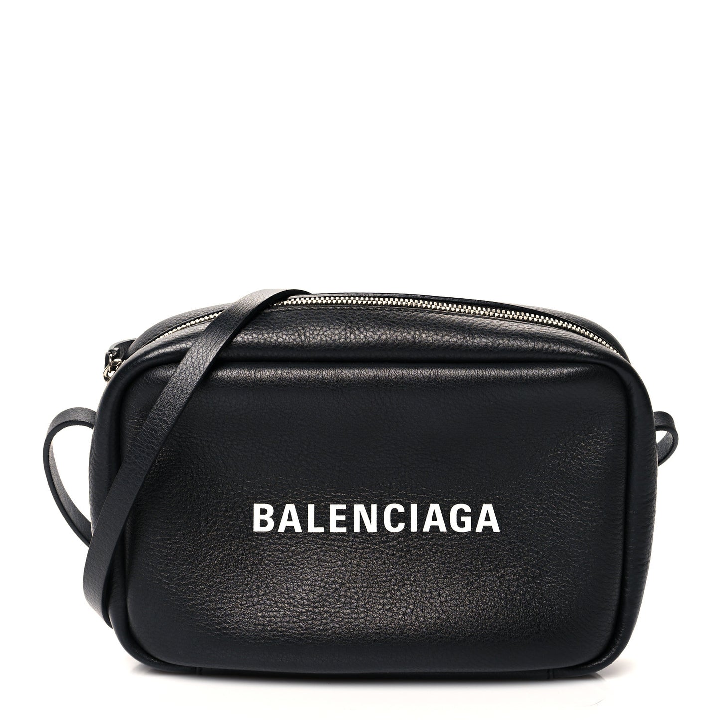 Calfskin Logo S Everyday Camera Bag Black