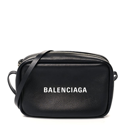 Balenciaga Calfskin Logo S Everyday Camera Bag Black 1 of 8
