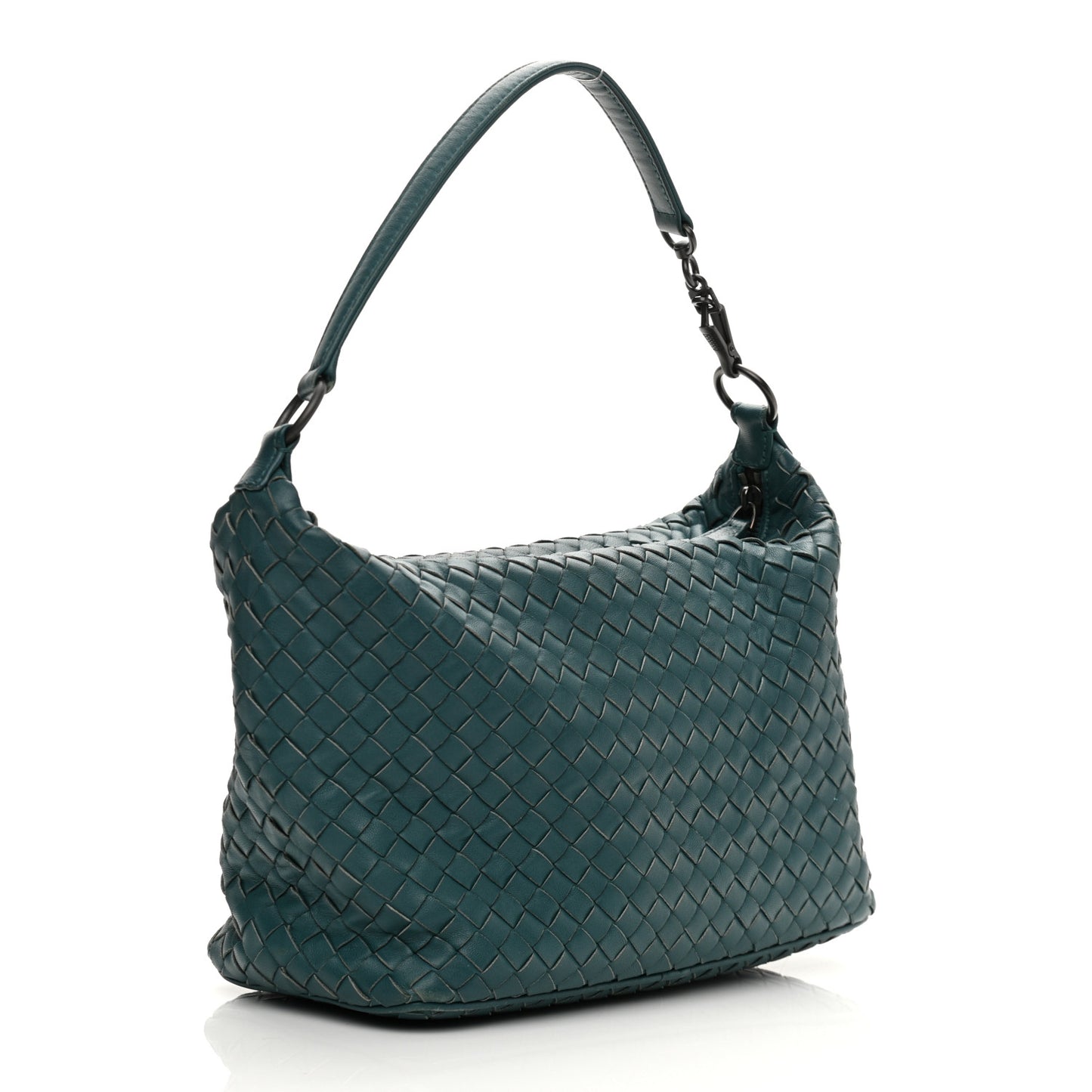 Nappa Intrecciato Small Shoulder Bag Mallard
