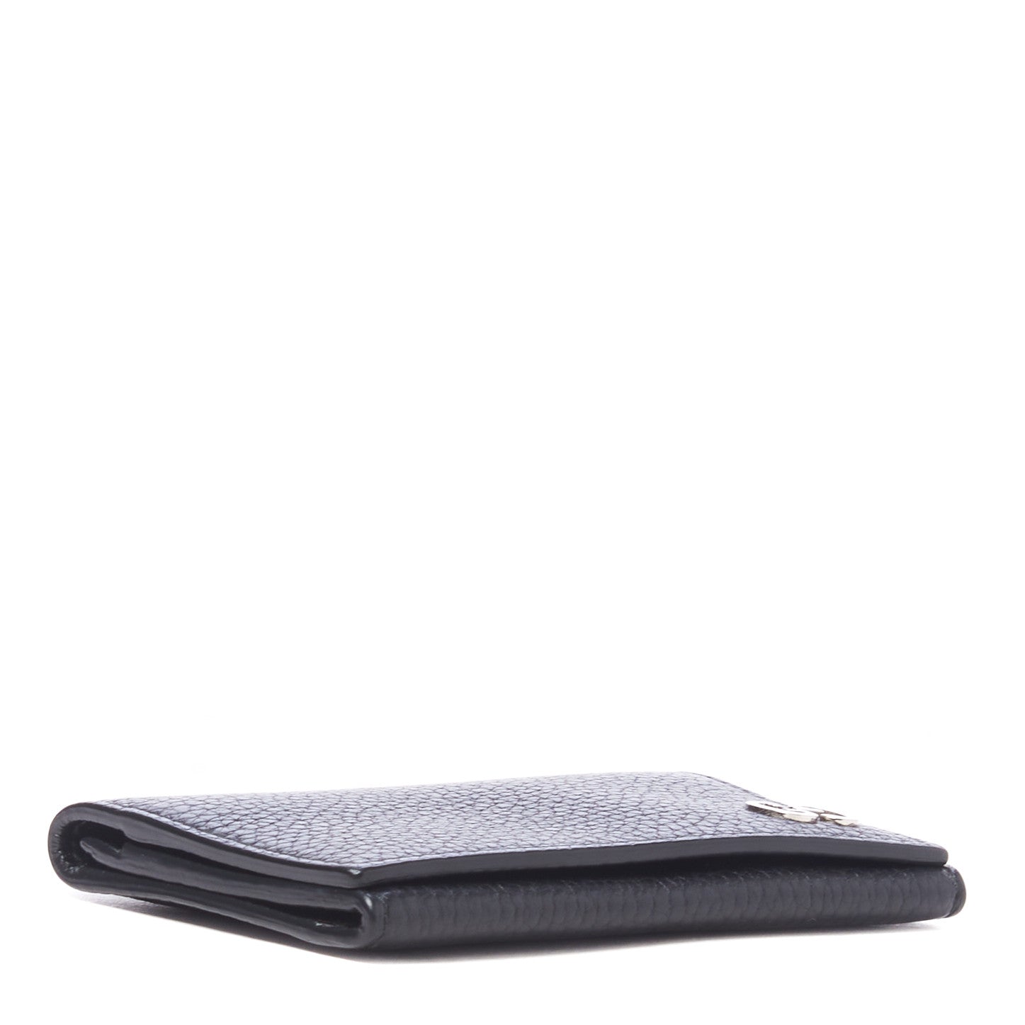 Gucci Pebbled Calfskin Dorian Card Case Black 3 of 8