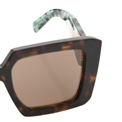 Prada Acetate Symbole Sunglasses SPR 23Y Red Tortoise 7 of 9