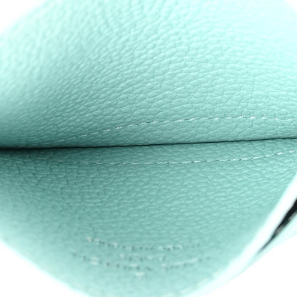 Louis Vuitton Empreinte Monogram LV Charms Card Holder Pearly Lagoon Turquoise 5 of 12