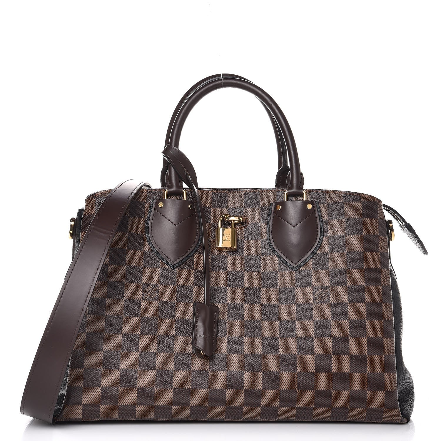 Louis Vuitton Cuir Taurillon Damier Ebene Normandy Black 1 of 14