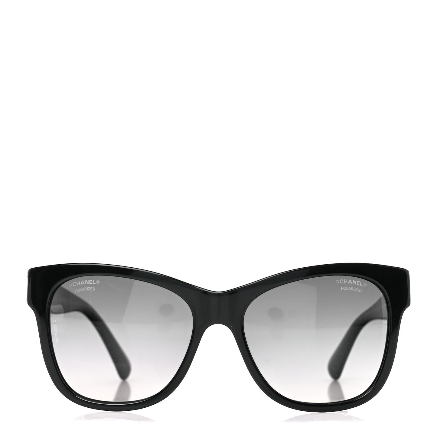 Acetate Polarized Square CC Sunglasses 5380 Black