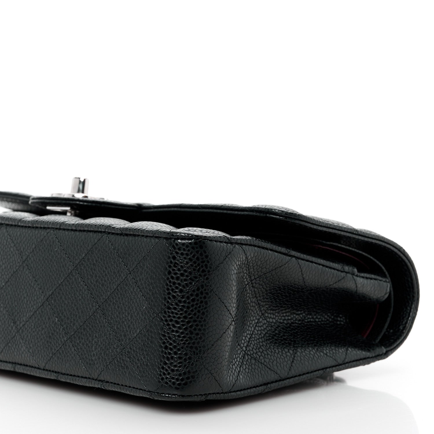 Chanel Caviar Quilted Medium Double Flap Black 11 of 14