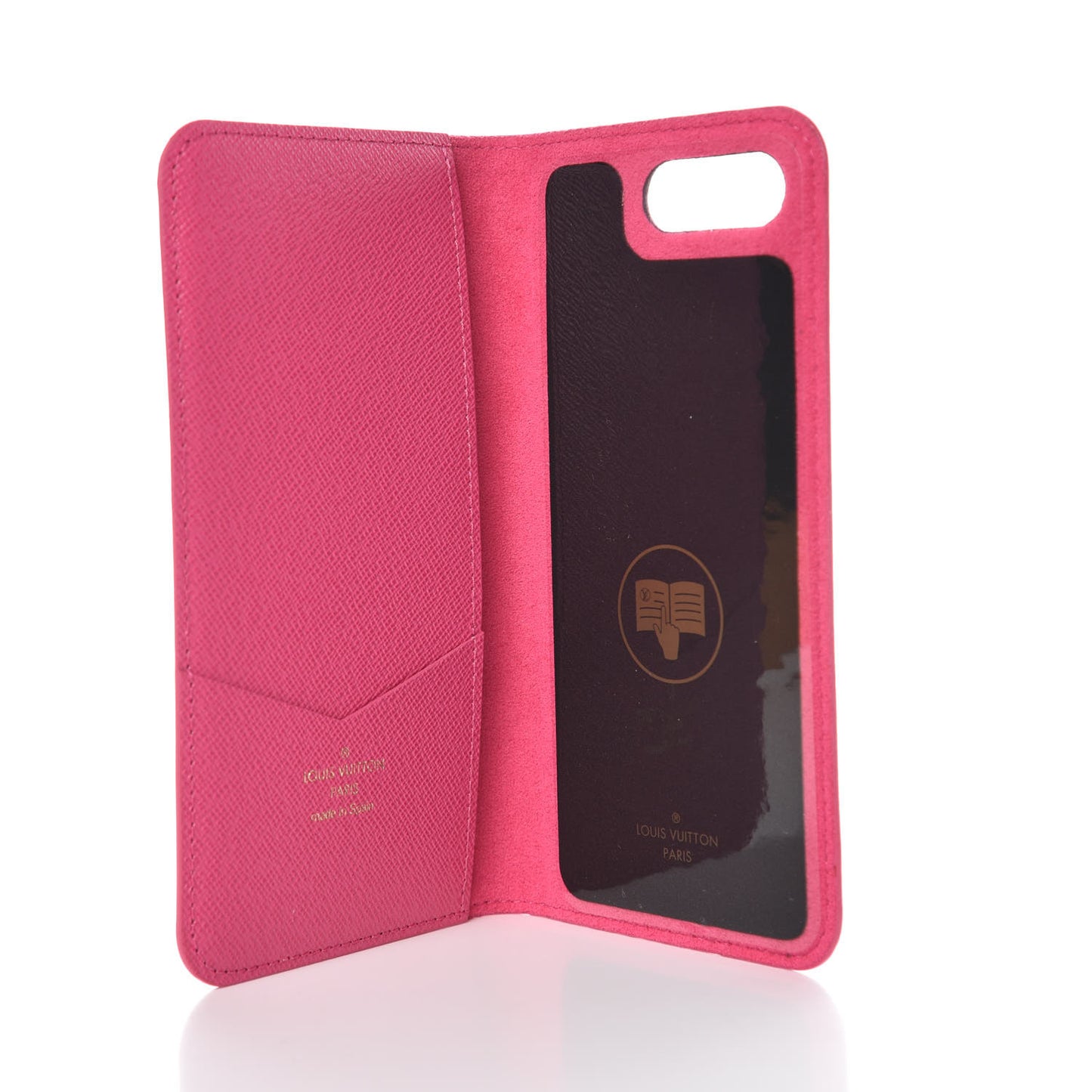 Monogram iPhone 7/8 Plus Folio Case Pink