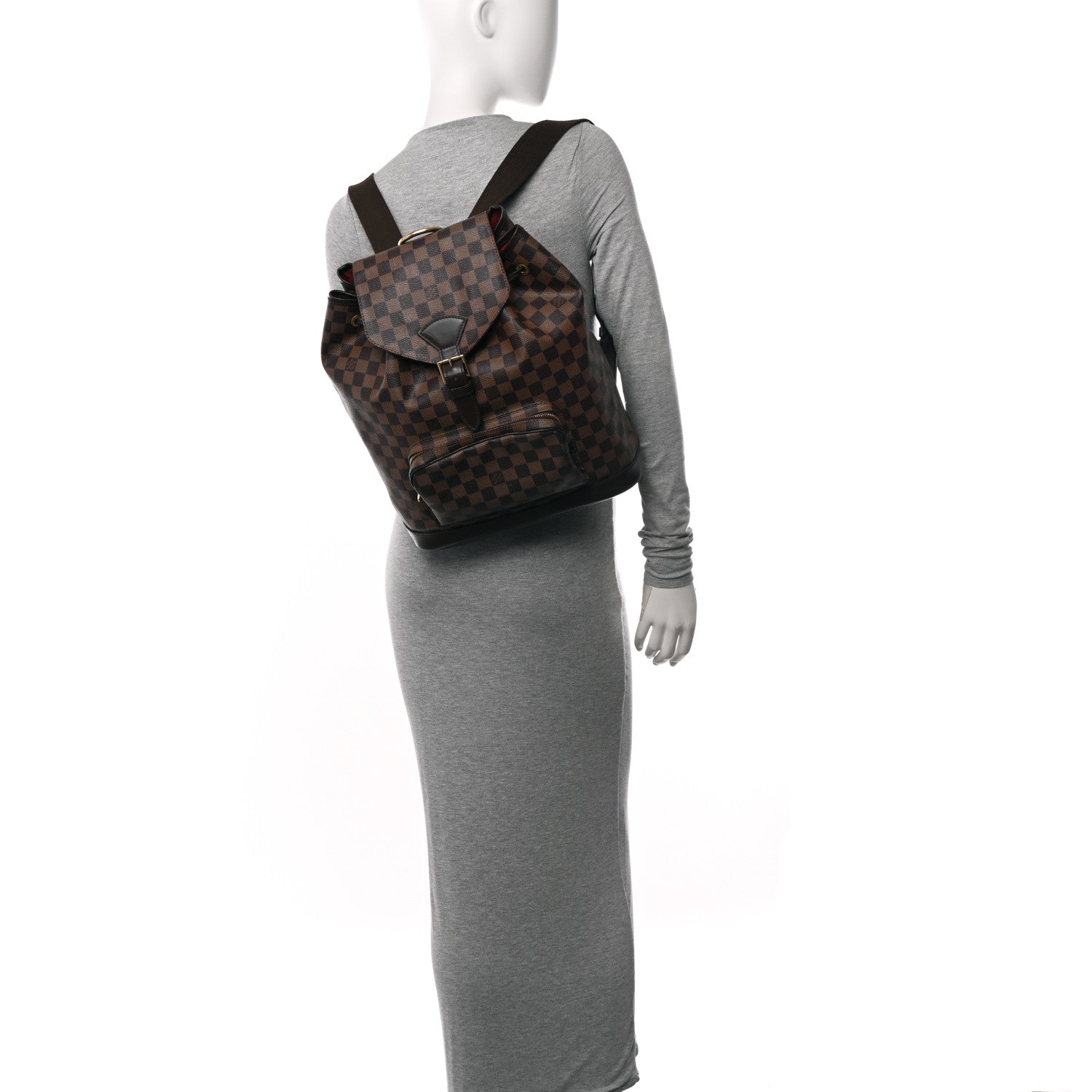 Louis Vuitton Damier Ebene Montsouris GM Backpack 2 of 16